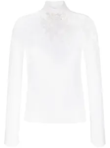 ERMANNO SCERVINO - Embroidered Wool Turtleneck Sweater