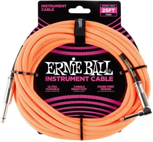 Ernie Ball P06067 Orange 7,5 m Straight - Angled
