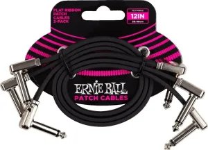 Ernie Ball P06222 Black 30 cm Angled - Angled