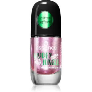 Essence Hidden Jungle nail polish shade 04 Pink Mystery 8 ml