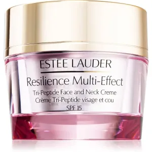 Estée Lauder Resilience Multi-Effect Tri-Peptide Face and Neck Creme SPF 15 intensive nourishing cream for normal and combination skin SPF 15 50 ml