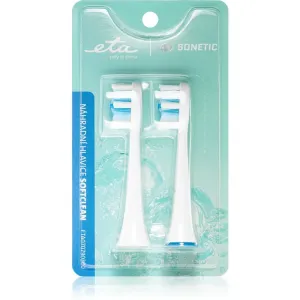 ETA Sonetic SoftClean 0707 90300 toothbrush replacement heads For ETAx707 2 pc