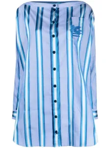 ETRO - Striped Cotton Mini Dress #1636636