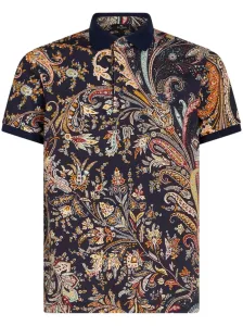 ETRO - Printed Cotton Polo Shirt #1847614