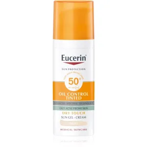 Eucerin Sun Oil Control Tinted sun gel cream SPF 50+ shade Light 50 ml