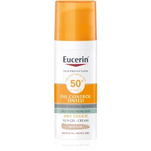 Eucerin Sun Oil Control Tinted sun gel cream SPF 50+ shade Medium 50 ml #288127