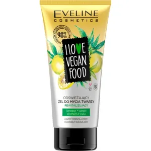 Eveline Cosmetics I Love Vegan Food fresh cleansing gel with brightening effect 150 ml