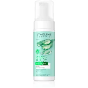 Eveline Cosmetics Organic Aloe+Collagen foam cleanser with soothing effect 150 ml