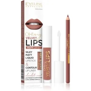 Eveline Cosmetics OH! my LIPS Velvet lip set 12 Praline Eclair