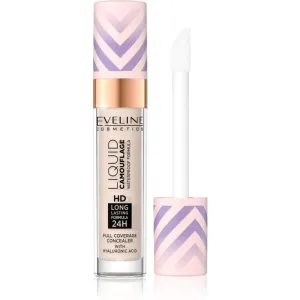 Eveline Cosmetics Liquid Camouflage waterproof concealer with hyaluronic acid shade 01 Light Porcelain 7,5 ml