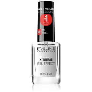 Eveline Cosmetics Nail Therapy X-treme Gel Effect Cover Nail Polish For Shine 12 ml