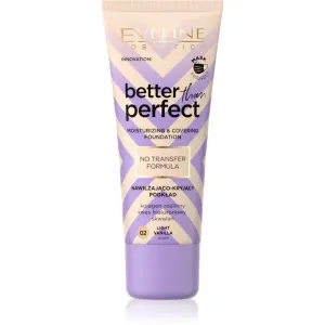 Eveline Cosmetics Better than Perfect high cover foundation with moisturising effect shade 02 Light Vanilla Warm 30 ml