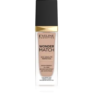 Eveline Cosmetics Wonder Match long-lasting liquid foundation with hyaluronic acid shade 15 Natural 30 ml