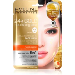 Eveline Cosmetics 24k Gold Nourishing Elixir lifting mask 1 pc