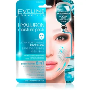 Eveline Cosmetics Hyaluron Moisture Pack super hydrating soothing sheet mask 1 pc