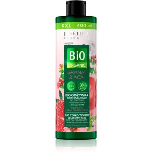 Eveline Cosmetics Bio Organic Granat & Acai regenerating conditioner for colour-treated or highlighted hair 400 ml