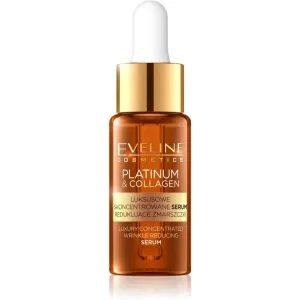 Eveline Cosmetics Platinum & Collagen concentrated serum with anti-wrinkle effect 18 ml