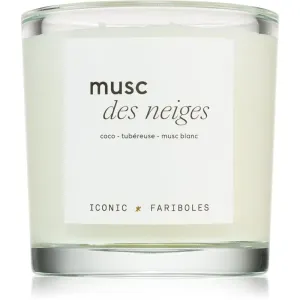 FARIBOLES Iconic Snow Musk scented candle 400 g