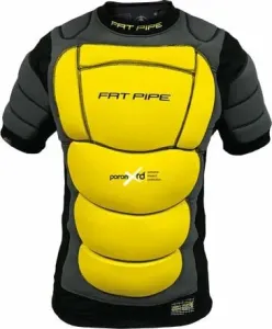 Fat Pipe GK Protective XRD Padding Vest Black/Yellow XS/S Floorball Goalkeeper