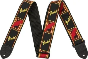 Fender 2'' Monogrammed Strap Black/Yellow/Red