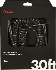 Fender Deluxe Coil Black 9 m Straight - Angled