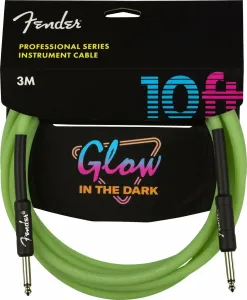 Fender Professional Glow in the Dark Green 3 m Straight - Straight