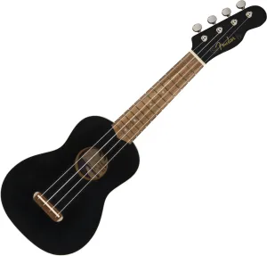 Fender Venice WN BK Soprano Ukulele Black #17865