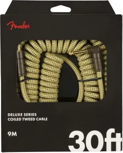Fender Deluxe Coil Yellow 9 m Straight - Angled