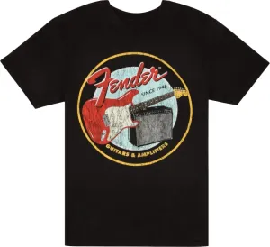 Fender T-Shirt 1946 Guitars & Amplifiers Vintage Black M