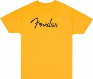 Fender T-Shirt Spaghetti Logo Butterscotch L