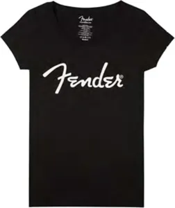 Fender T-Shirt Spaghetti Black M #1837840