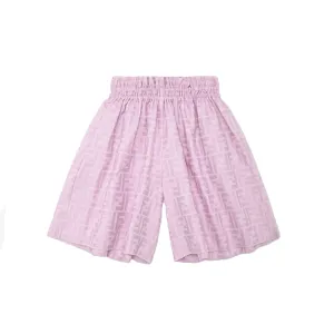 Fendi Girls FF Shorts Purple 8Y