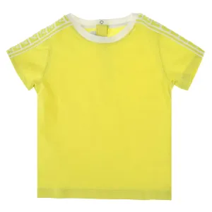 Fendi Baby Boys Ff Logo Shorts Yellow 12M