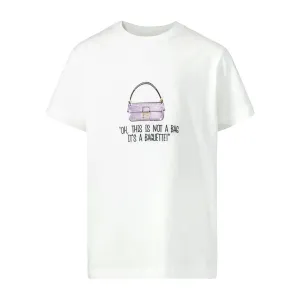 Fendi Girls Bag Print T-shirt White 8A #1765171