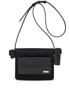 FERRAGAMO - Multipocket Leather Crossbody Bag #1783703