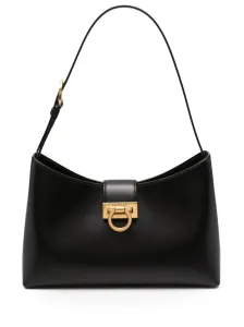 FERRAGAMO - Trifolio Leather Shoulder Bag #1648746