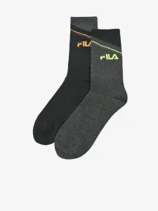 FILA Set of 2 pairs of socks Black #224223