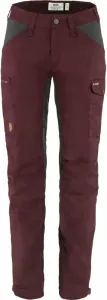 Fjällräven Kaipak Trousers Curved W Dark Garnet/Dark Grey 34 Outdoor Pants