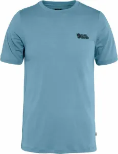 Fjällräven Abisko Wool Logo SS M Dawn Blue S T-Shirt