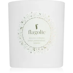 Flagolie White Label Cedar Tree, Orange Blossom, Jasmine scented candle 150 g #1276773