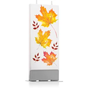 Flatyz Holiday Fall Leaves decorative candle 6x15 cm