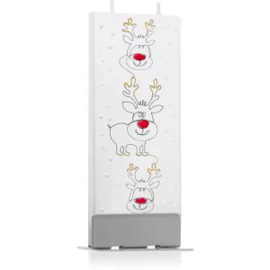 Flatyz Holiday Three Reindeers decorative candle 6x15 cm