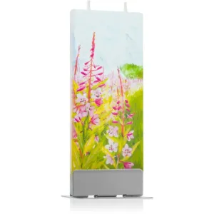 Flatyz Nature Mountain Flowers decorative candle 6x15 cm