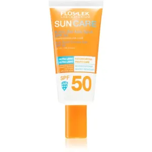 FlosLek Laboratorium Sun Care Derma Anti-Spot protective facial gel cream SPF 50 30 ml