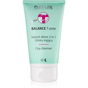 FlosLek Laboratorium Balance T-Zone cleansing emulsion and mask for combination skin 125 ml