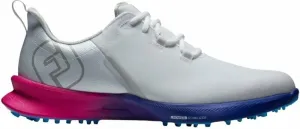 Footjoy FJ Fuel Sport Mens Golf Shoes White/Pink/Blue 46