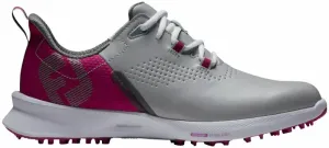 Footjoy FJ Fuel Womens Golf Shoes Grey/Berry/Dark Grey 39