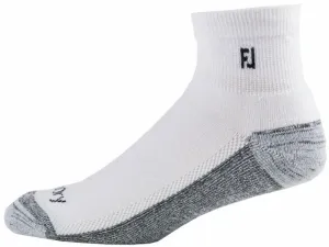 Footjoy ProDry Quarter Socks White M-L