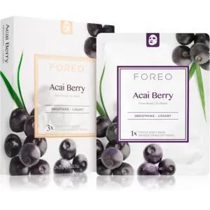 FOREO Farm to Face Sheet Mask Acai Berry antioxidant sheet mask 3x20 ml #283979