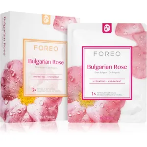 FOREO Farm to Face Sheet Mask Bulgarian Rose moisturising face sheet mask 3x20 ml #283982